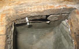 Disconnected duct boot example 1