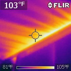 Open Top Plate Allows Hot Attic Air to Enter Conditioned Space